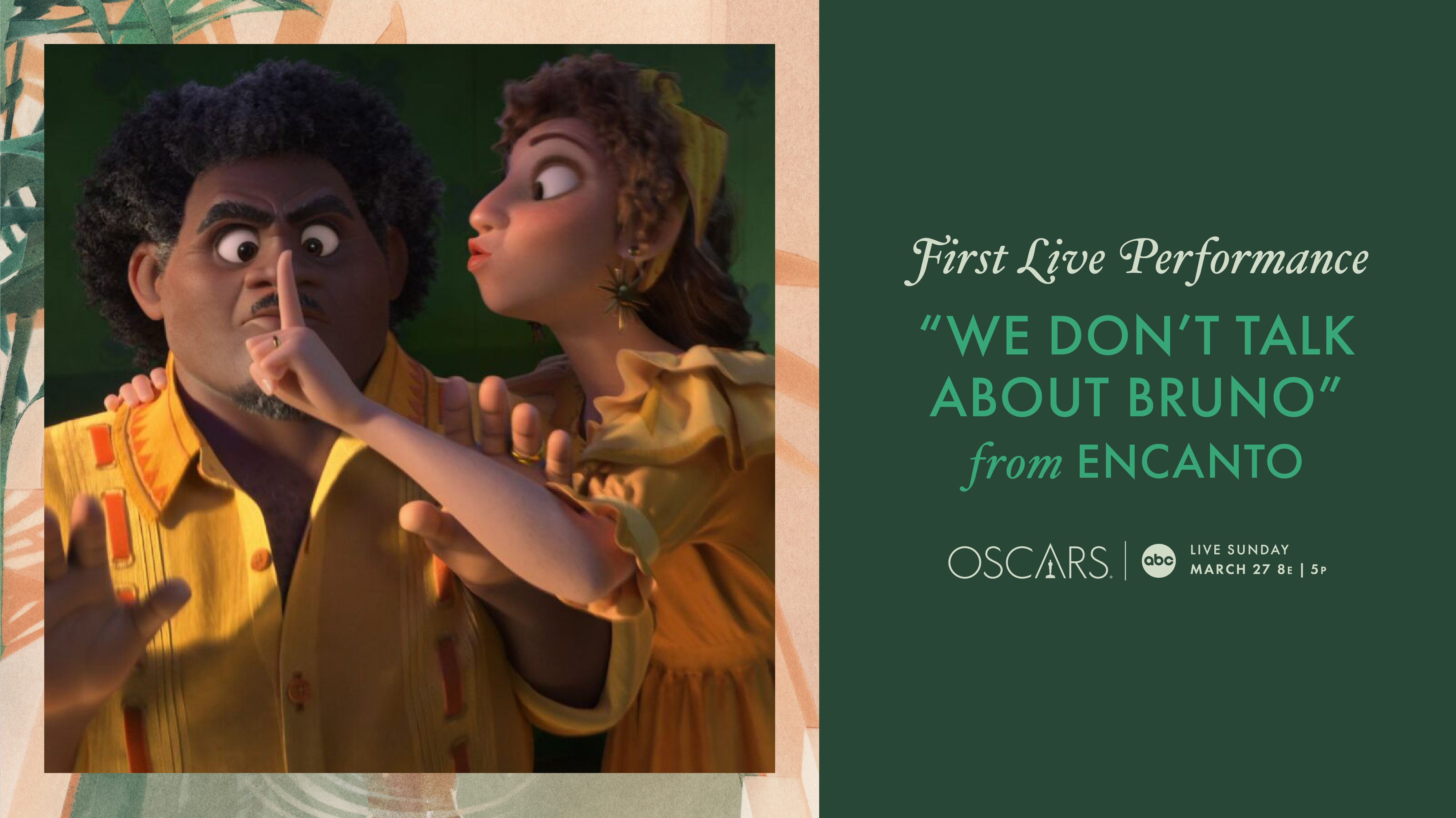 94th Oscars To Feature First Live Performance Of “we Dont Talk About