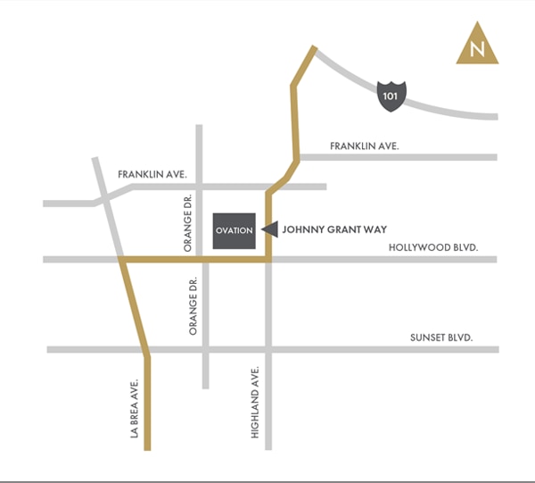 SELF-DRIVING ARRIVAL INSTRUCTIONS MAP